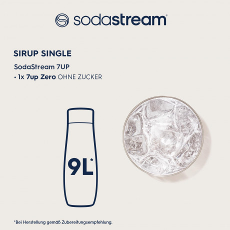 SodaStream 7UP Sirup 3stk, Сироп для приготовления 7UP, без сахара, 440 мл х 3 штуки