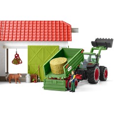 Schleich Schleich Farm World 42379 Traktor mit Anhanger Трактор Schleich Farm World 42379 с прицепом