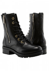 Tommy Hilfiger Platform ankle boots czarny ботильоны на платформе черный