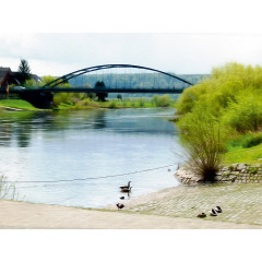 CALVENDO Puzzle CALVENDO Puzzle Weserbrucke Beverungen Пазл CALVENDO Puzzle Weser Bridge Beverungen