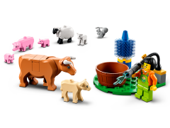 Lego Bauernhof mit Tieren ферма с животными