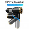 OKWISH OKWISH Akku-Handstaubsauger Handstaubsauger Autostaubsauger Hand Auto Akku Staubsauger Kabellos, 120,00 W, Beutellos, Faltbar 3 in 1 Funktional 4500Pa 4000mA-Akku Wohnungen Auto mit Licht  Беспроводной ручной пылесос OKWISH, ручной пылесос, автомоб