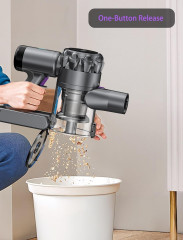 KOHE KOHE Akku-Hand-und Stielstaubsauger Ideal fur Hartboden, Teppiche, Tierhaare, 500,00 W, beutellos, Kabelloser 500W Akku staubsauger 4Modi 55Min Laufzeit 33 Kpa grunes  Беспроводной ручной пылесос KOHE, идеально подходящий для твердых полов, ковров, ш