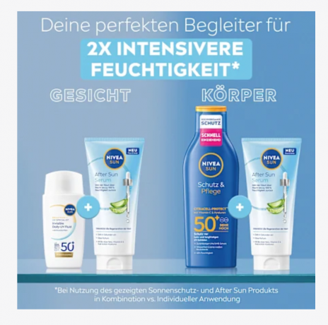 NIVEA SUN After Sun Serum, Сыворотка после загара, 100 мл