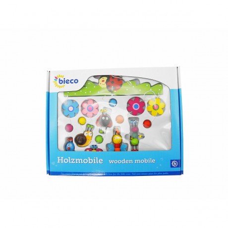 bieco 3D Baby Mobile Holz Kaferchen Einschlafhilfe Babybett Dekoration Wickeltisch 0M+ Mobiles 3D Baby Mobile Деревянный Kaferchen Sleeping Aid Детская кровать Украшение Пеленальный столик 0M+ Мобильные телефоны