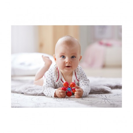 Haba Greifling Stern rot Сжимающая игрушечная звезда красная