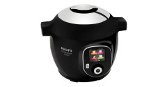 Krups Krups Cook4Me Touch CZ9128, Multikocher schwarz/silber  schwarz/silber Krups Cook4Me Touch CZ9128, мультиварка черный/серебристый
