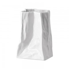 Rosenthal studio-line Rosenthal studio-line Tutenvase weiss glasiert im Geschenkkarton 14 cm Ваза-сумка Rosenthal studio-line белая глазурованная в подарочной коробке 14 см