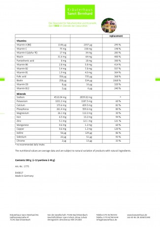 Krauterhaus Sanct Bernhardt Redukta-PLUS Slim Diet · 3-Piece Treatment PackTomato, Chocolate, Strawberry + 1x Apple-fibre Chewable Tablets3-Piece Treatment Pack Tomato, Chocolate, Strawberry + 1x Apple-fibre Chewable Tablets