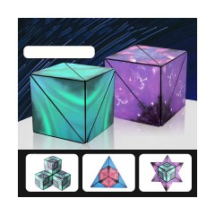 Hocan 3D geometrischer magnetischer Wurfel Padagogisches Spielzeug 3D Геометрический Магнитный Куб Обучающая Игрушка
