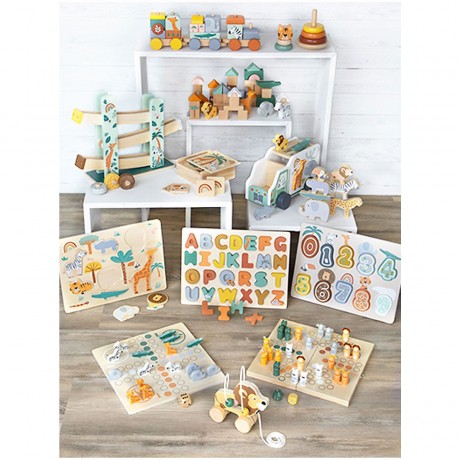 Small Foot Stapeltiere Safari Сафари на животных