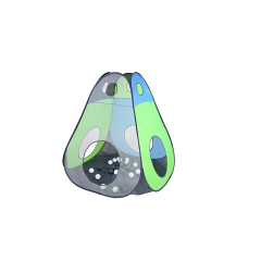 KNORR Toys Spielzelt Green-blue \/ inkl. 30 balls Игровая палатка Зелено-голубая / вкл.30 мячей