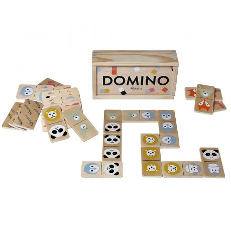 KINDSGUT Domino Tiere Lernspiele домино животные развивающие игры