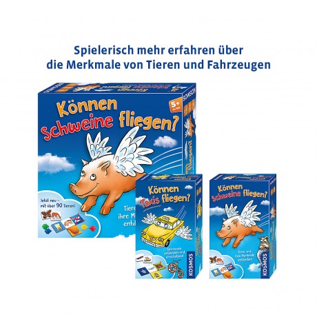 Kosmos Mitbringspiel: Konnen Schweine fliegen? Возьмите с собой игру: Могут ли свиньи летать?