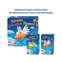 Kosmos Mitbringspiel: Konnen Schweine fliegen? Возьмите с собой игру: Могут ли свиньи летать?