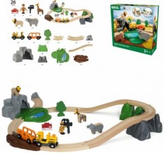 BRIO Grosses BRIO Bahn Safari Set Большой набор для сафари на поезде BRIO