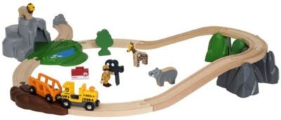 BRIO Grosses BRIO Bahn Safari Set Большой набор для сафари на поезде BRIO
