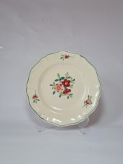 Sarreguemines Коллекционная керамическая тарелка "Букет цветов", 25см, Франция 1920г.