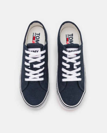 Tommy Jeans Essential Trainers Томми Джинс Женские Кеды текстильные, синие