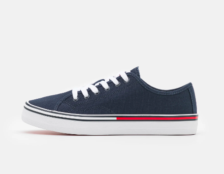 Tommy Jeans Essential Trainers Томми Джинс Женские Кеды текстильные, синие