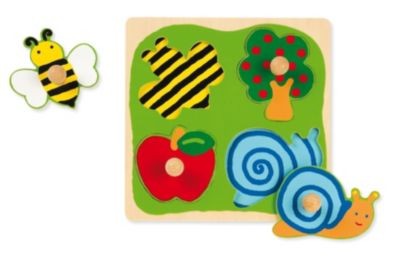 Goula GOULA Holzpuzzle- 4 Teile- Biene Деревянный пазл GOULA