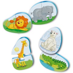 Ravensburger ministeps® Bade-Puzzles: Zoo ministeps® Ванные пазлы: Зоопарк