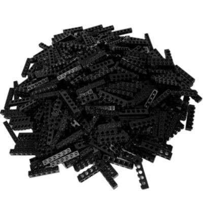 LEGO LEGO 1x6 Technic Lochstangen Schwarz - 200 Stuck - Technic 3666 LEGO 1x6 Technic Hole Bars Black — 200 штук — Technic 3666