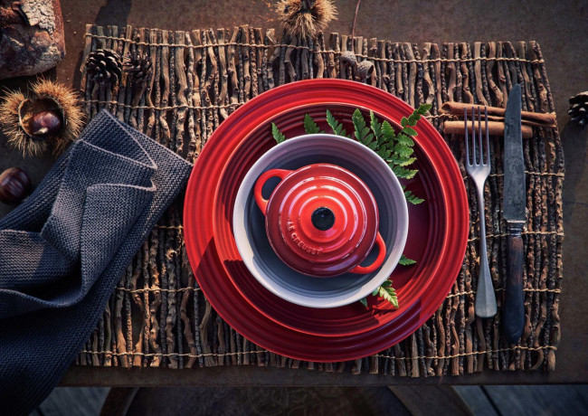 Le Creuset LE CREUSET Mini Cocotte Kirschrot rot LE CREUSET Mini Cocotte Cherry Red