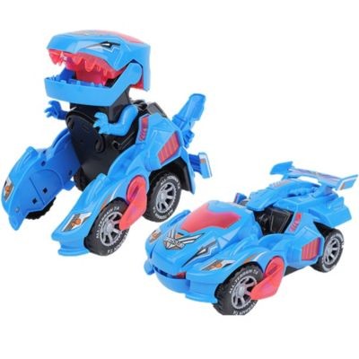 frler Dinosaurierauto Spielzeug Transform Cars Auto Dino Spielzeugautos fur Kinder Автомобиль-динозавр Игрушечные машинки-трансформеры Машинки-динозавры для детей