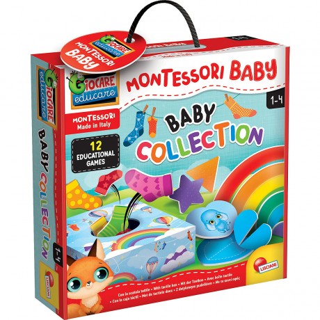 Lisciani Montessori Baby Spielsammlung inkl. Bauernhof-Puzzle Коллекция игр Монтессори для малышей