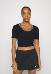 Tommy Hilfiger CROPPED FITTED TEE Basic T-shirt desert sky УКОРОЧЕННАЯ ФУТБОЛКА Базовая футболка небо пустыни