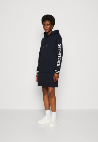 Tommy Hilfiger MONOTYPE HOOD SHORT Day dress desert sky MONOTYPE HOOD SHORT Повседневное платье небо пустыни