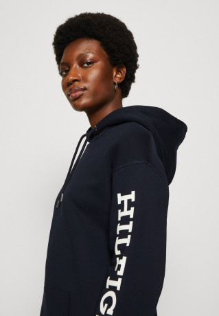 Tommy Hilfiger MONOTYPE HOOD SHORT Day dress desert sky MONOTYPE HOOD SHORT Повседневное платье небо пустыни