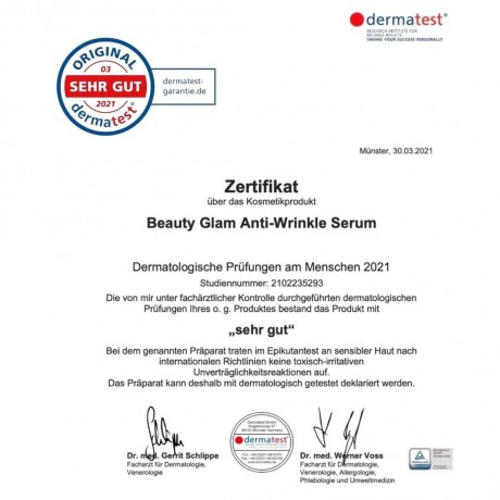 Beauty Glam Anti Wrinkle Serum 2er Set Набор сывороток против морщин, 2 шт.