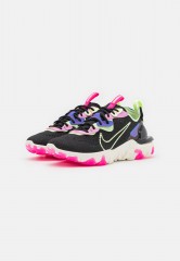 Nike Sportswear REACT VISION Sneaker low black/barely volt/royal pulse/beyond pink/pink blast/sail REACT VISION Низкие кроссовки женские черный / едва вольт / королевский пульс / за гранью розового / розовый взрыв / парус