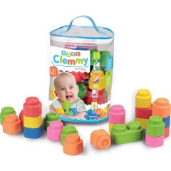 Clementoni Softbausteine im Beutel 48 Stuck Мягкие строительные блоки в пакете по 48 шт.