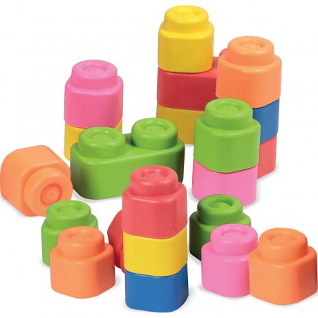 Clementoni Softbausteine im Beutel 48 Stuck Мягкие строительные блоки в пакете по 48 шт.