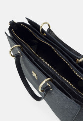 Tommy Hilfiger EMBLEM SATCHEL Handbag space blue СУМКА С ЭМБЛЕМОЙ Сумочка космический синий