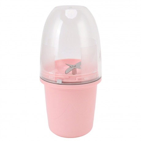 PRANITE PRANITE Akku-Stabmixer Tragbarer Mixer Fur Saft, Tragbarer Mixer Fur Saft Multifunktional, kleiner Mixer mit 4 Klingen, Obst-Mischmaschine fur Zuhause blau Беспроводной ручной блендер PRANITE Портативный блендер для сока, портативный многофункцион