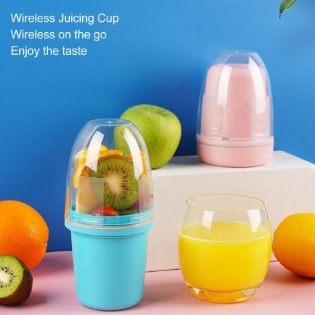 PRANITE PRANITE Akku-Stabmixer Tragbarer Mixer Fur Saft, Tragbarer Mixer Fur Saft Multifunktional, kleiner Mixer mit 4 Klingen, Obst-Mischmaschine fur Zuhause blau Беспроводной ручной блендер PRANITE Портативный блендер для сока, портативный многофункцион