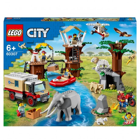 LEGO City  Tierrettungscamp Городской лагерь спасения животных