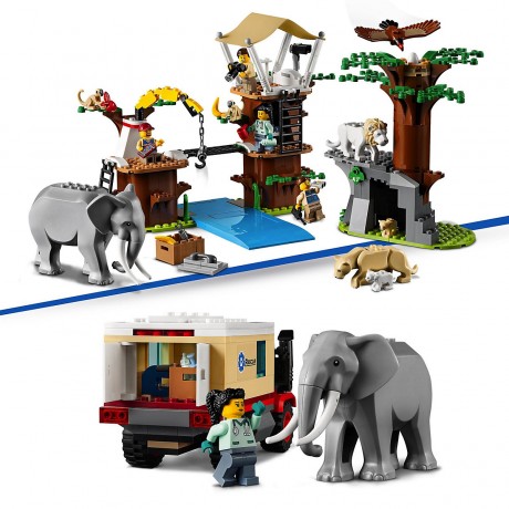 LEGO City  Tierrettungscamp Городской лагерь спасения животных