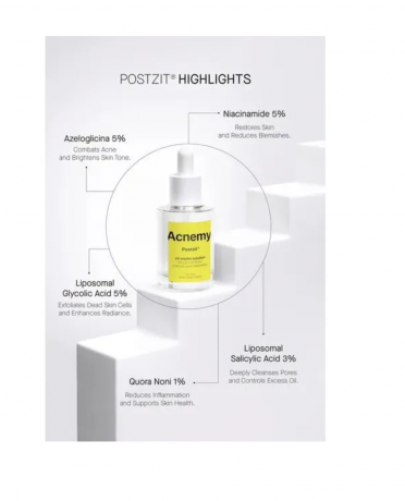 Acnemy Postzit Post Breakout Treatment, Сыворотка от постакне и пятен против следов акне, с ниацинамидом и азелаиновой кислотой, 30 мл
