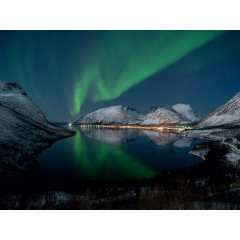 CALVENDO Puzzle CALVENDO Puzzle Bergsbotn auf Senja (Nordnorwegen) Пазл CALVENDO Puzzle Bergsbotn on Senja (Северная Норвегия)