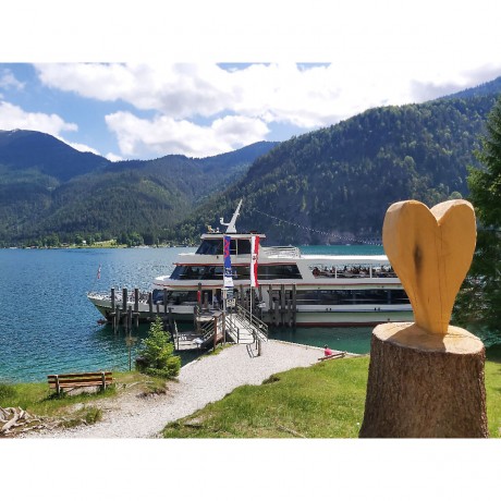 CALVENDO Puzzle CALVENDO Puzzle Schifffahrt zur Gaisalm Пазл CALVENDO Puzzle Поездка на лодке в Гайзальм