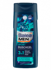 Balea MEN  Duschgel Sport Гель для душа для мужчин 3в1: тело, лицо и волосы 300мл