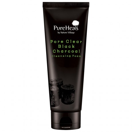 Pureheals Cleansing Foam Reinigungsschaum Pore Clear Black Charcoal, 150 мл