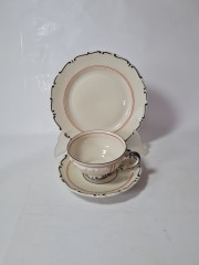 Mitterteich Bavaria Набор для чая/кофе с фактурным узором, Германия, 1960-70гг.