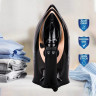 Mutoy Mutoy Dampfbugeleisen Bugeleisen,Dampfbugeleisen 70 g/min Dampf, 120g Extra-Dampfstoss, 2600,00 W, 300ml Wassertank,Keramik-Bugelsohle, Selbstreinigungs, Antikalk Schwarz-Gold Паровой утюг Mutoy, паровой утюг, пар 70 г/мин, дополнительный паровой уд