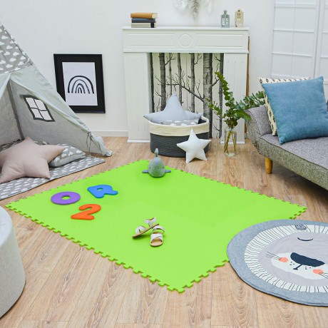 LittleTom Puzzlematte Uni Hellgrun 20 Teile Коврик-пазл Uni салатовый 20 штук